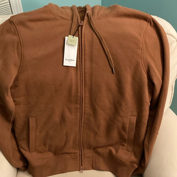 Goodfellow & Co Other - Brown Zip-Up Hoodie Ultra-Soft Fleece